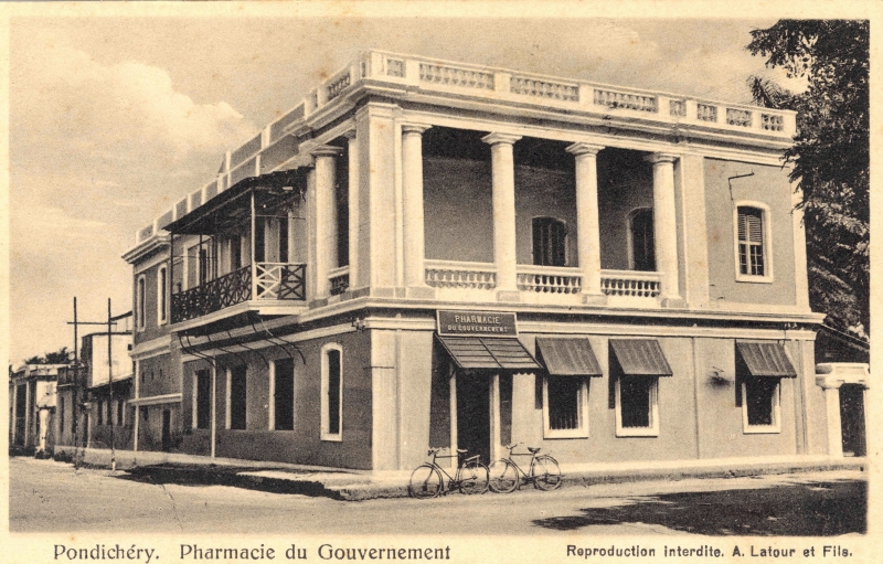 06-20 - Pondichery - pharmacie du gouvernement